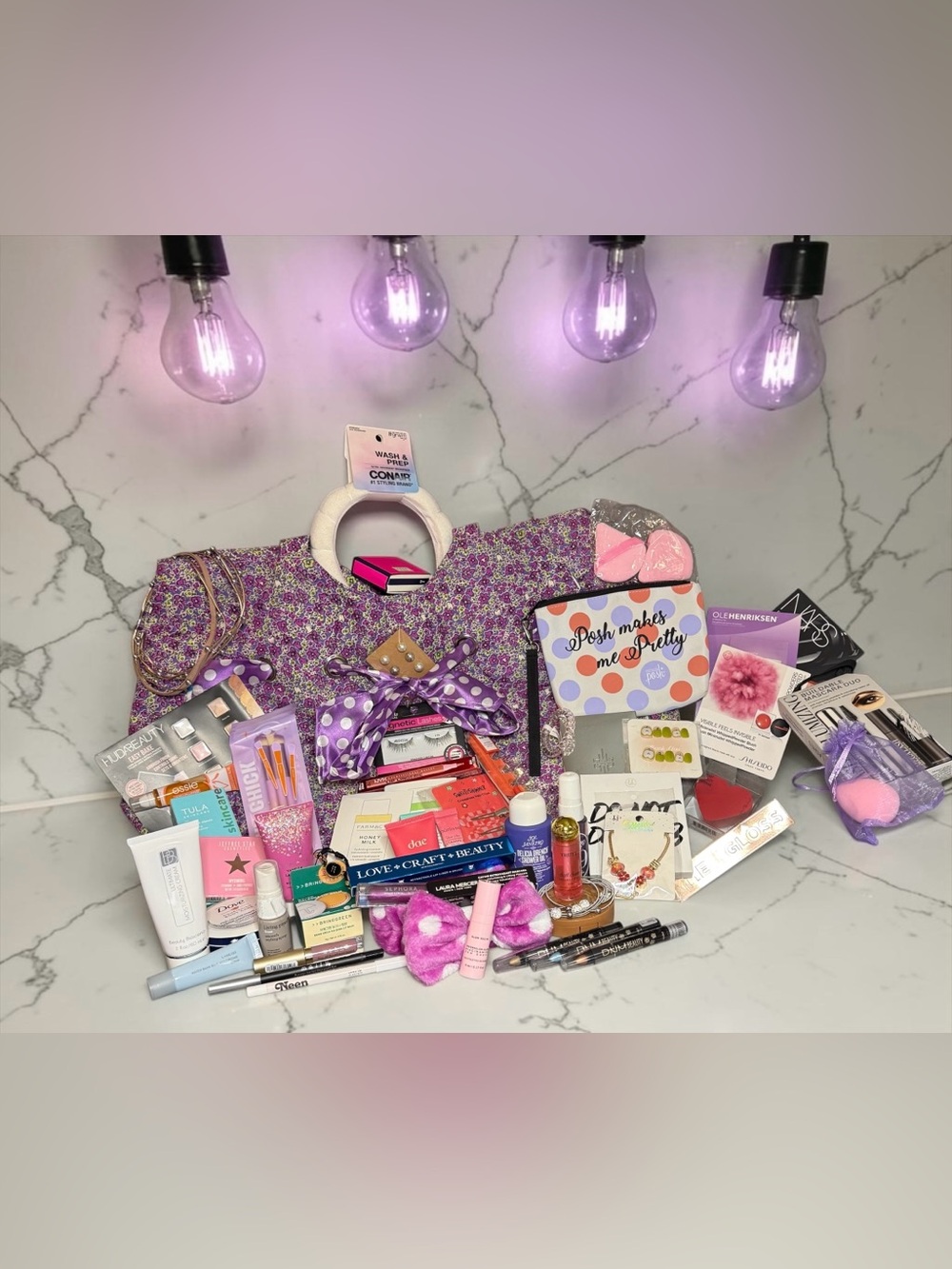 💜🩷LANEIGE,GLOW RECIPE,TRULY,SOL DE JANIERO,& MORE 60-PC BEAUTY BUNDLE/NIP💜🩷